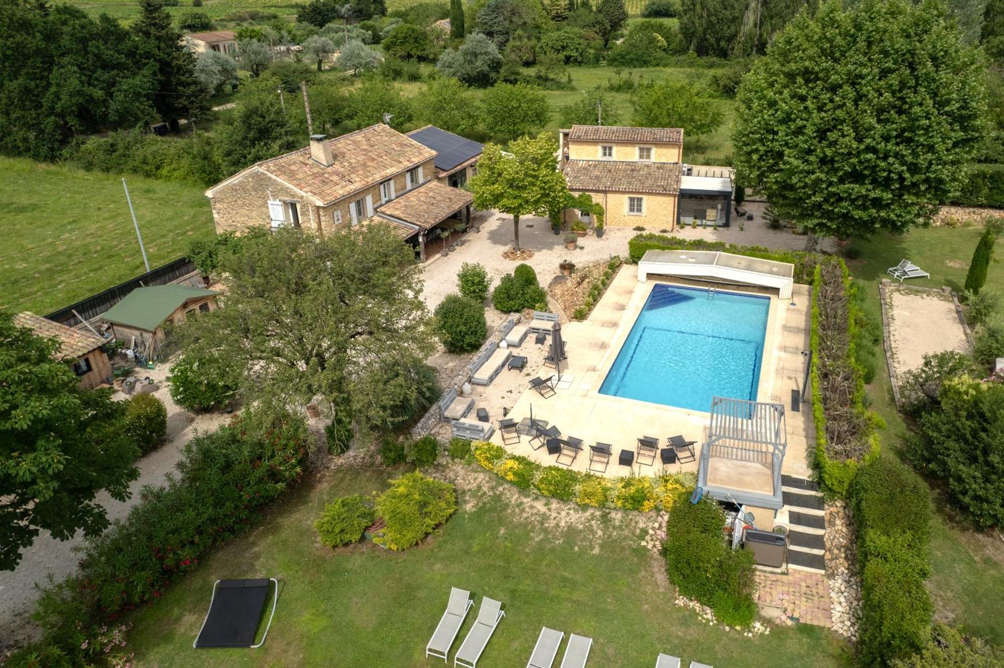 Chambres D Hotes Le Mas Julien Piscine Chauffee Adult Only Orange  Dış mekan fotoğraf